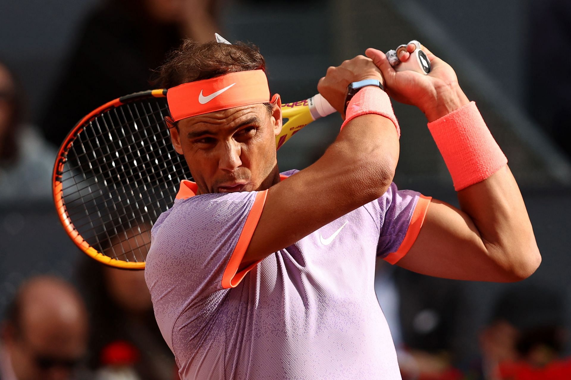 Nadal at the Mutua Madrid Open - Day Three