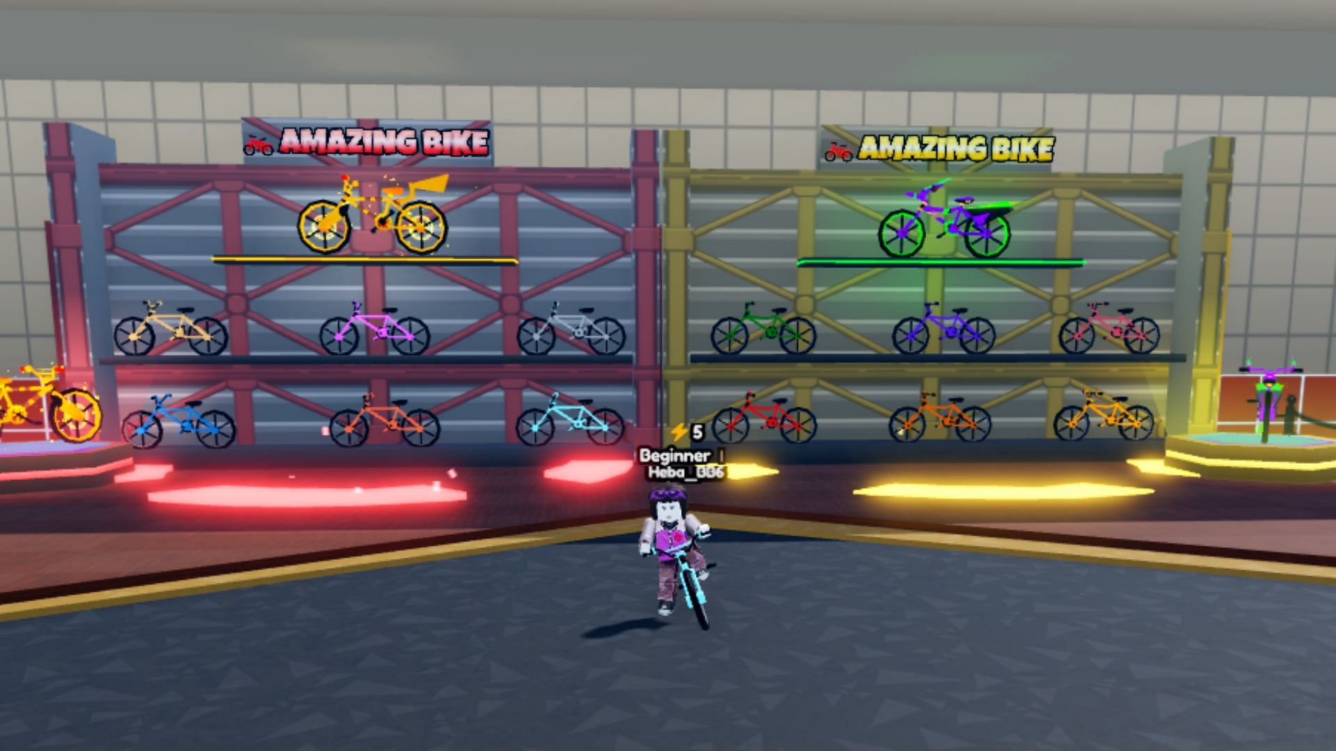 Amazing Bike Collection in Bike Race Simulator (Image via Roblox)