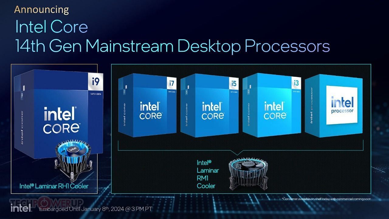The new Intel non-&#039;K&#039; CPUs offer significant value-for-money to gamers (Image via Intel)