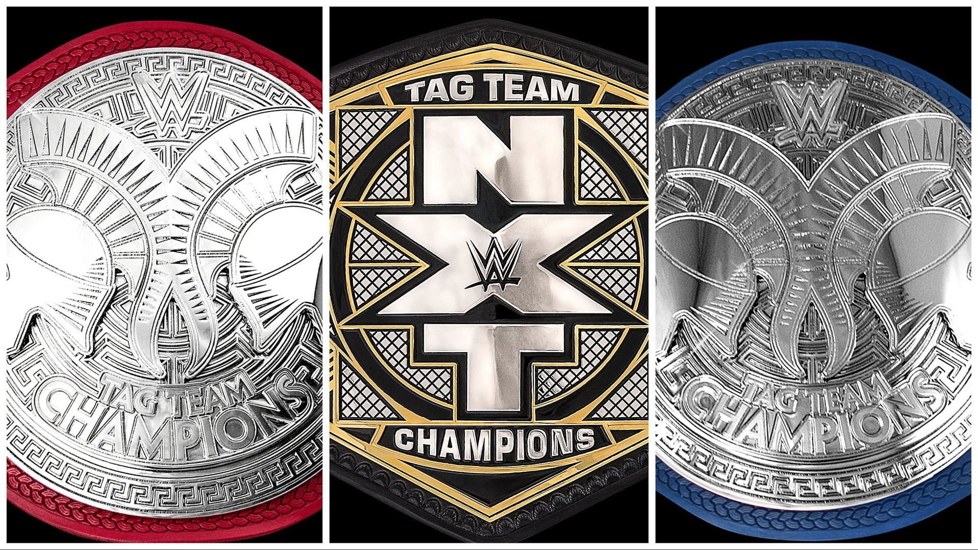 The RAW, NXT and SmackDown Tag Team Championships