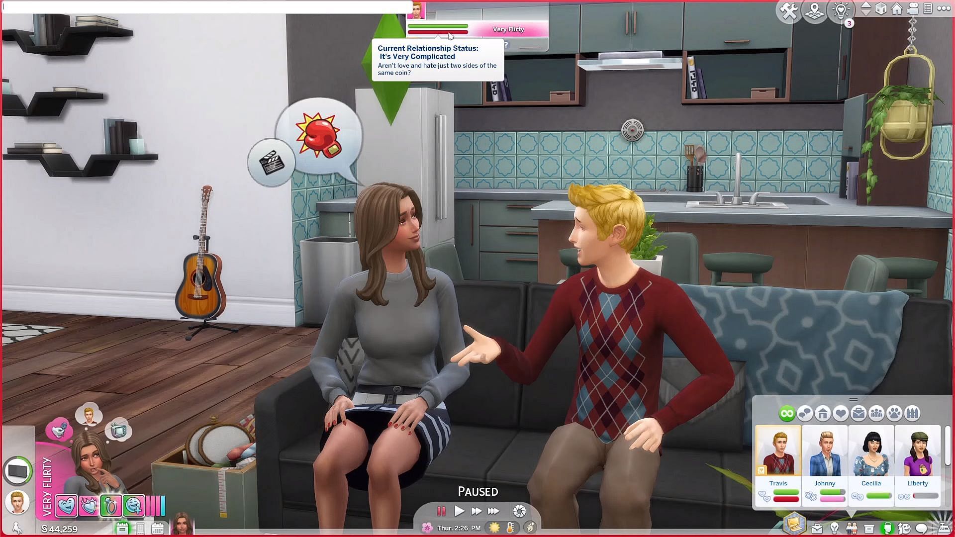 Relationship cheats in the Sims 4 help players save time ingame (Image via Electronic Arts/YouTube-taylorsaurus guides)
