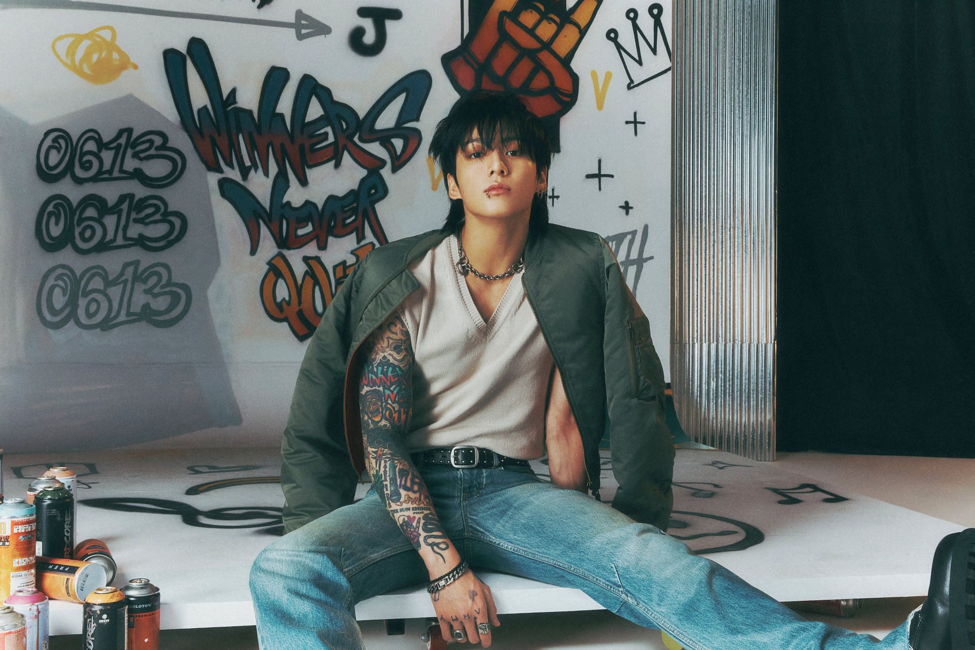 BTS&rsquo; Jungkook dominates Spotify weekly top songs Charts, secures #1 spot under HYBE Corporation with 1,769M streams overall  (Image via Big Hit Music/Twitter)