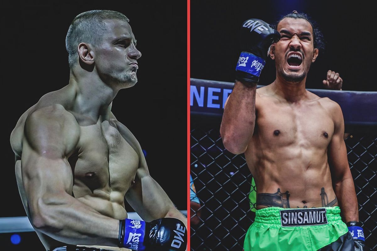 Dmitry Menshikov (Left) faces Sinsamut Klinmee (Right) at ONE Fight Night 22