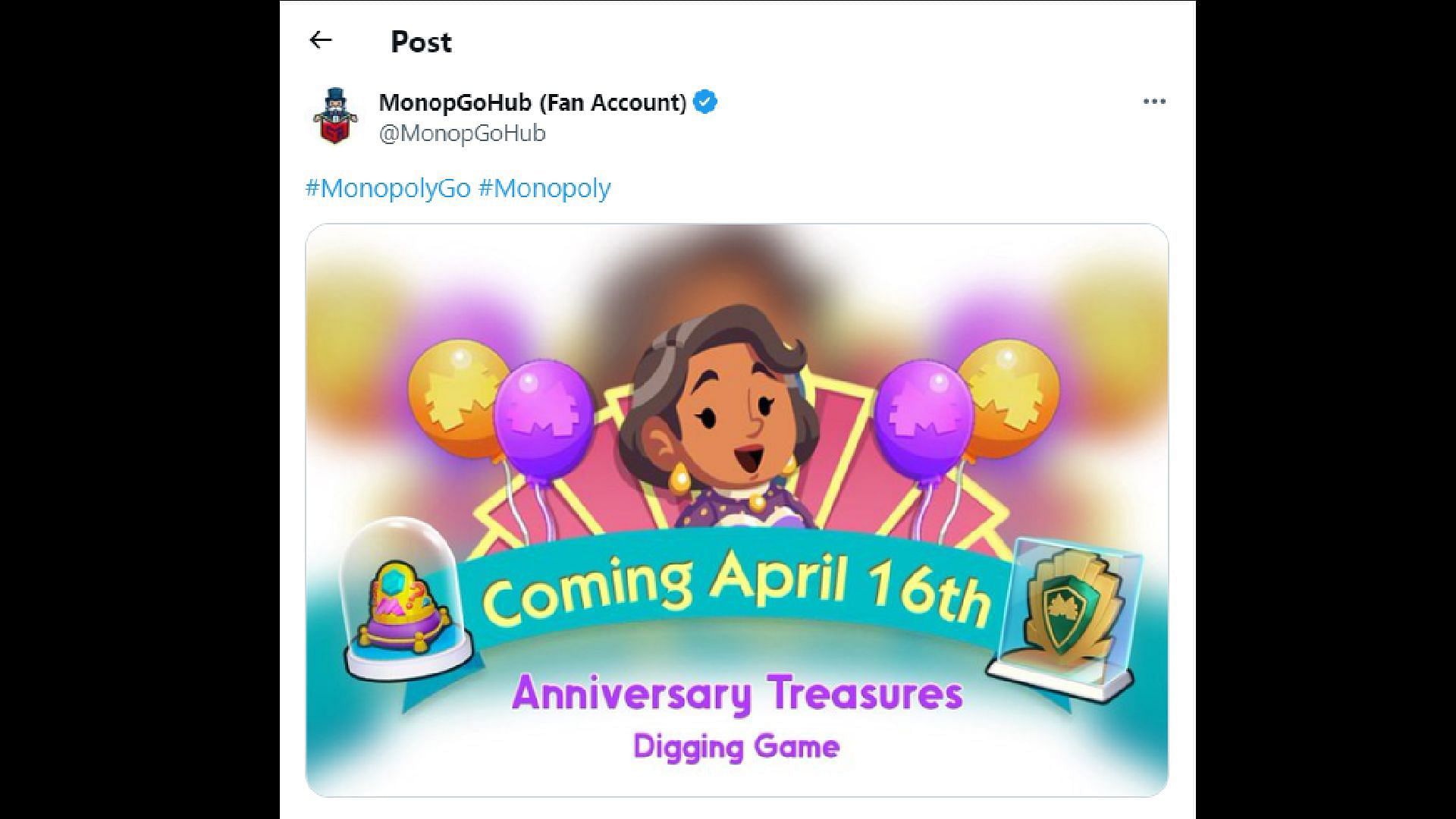 Other fan accounts have also started talking about the new event (Image via X/MonopGoHub)
