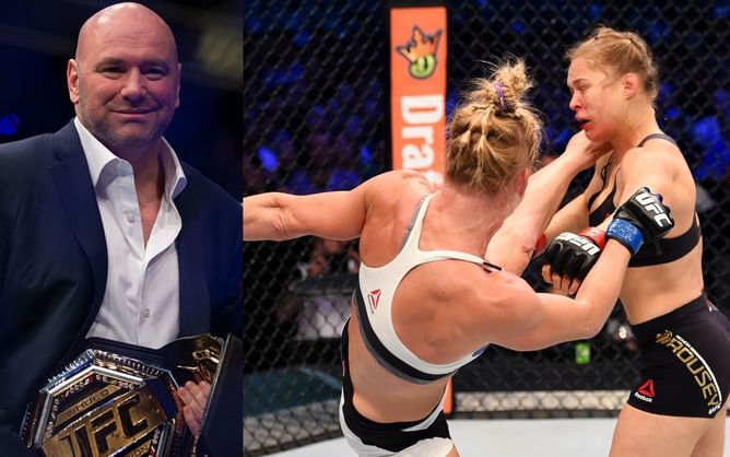 "I'll always be your girl" - Ronda Rousey discloses how promise made to Dana White stopped her from pulling out of Holly Holm fight despite accident