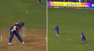 [Watch] Rishabh Pant gets out for just 1 run in MI vs DC IPL 2024 match