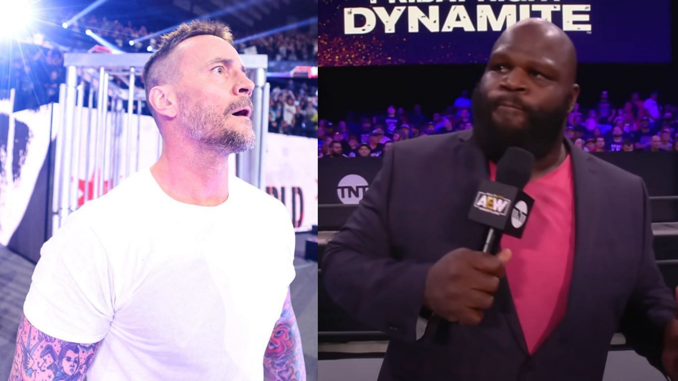 CM Punk (left), Mark Henry (right)