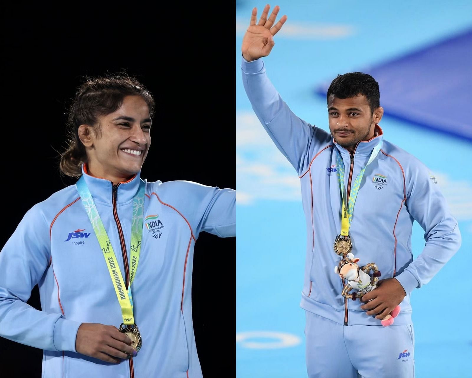 Vinesh Phogat and Deepak Punia will spearhead Indian contingent at the the Asian Wrestling Olympic Qualifiers 2024 (Image Credits: Getty) 