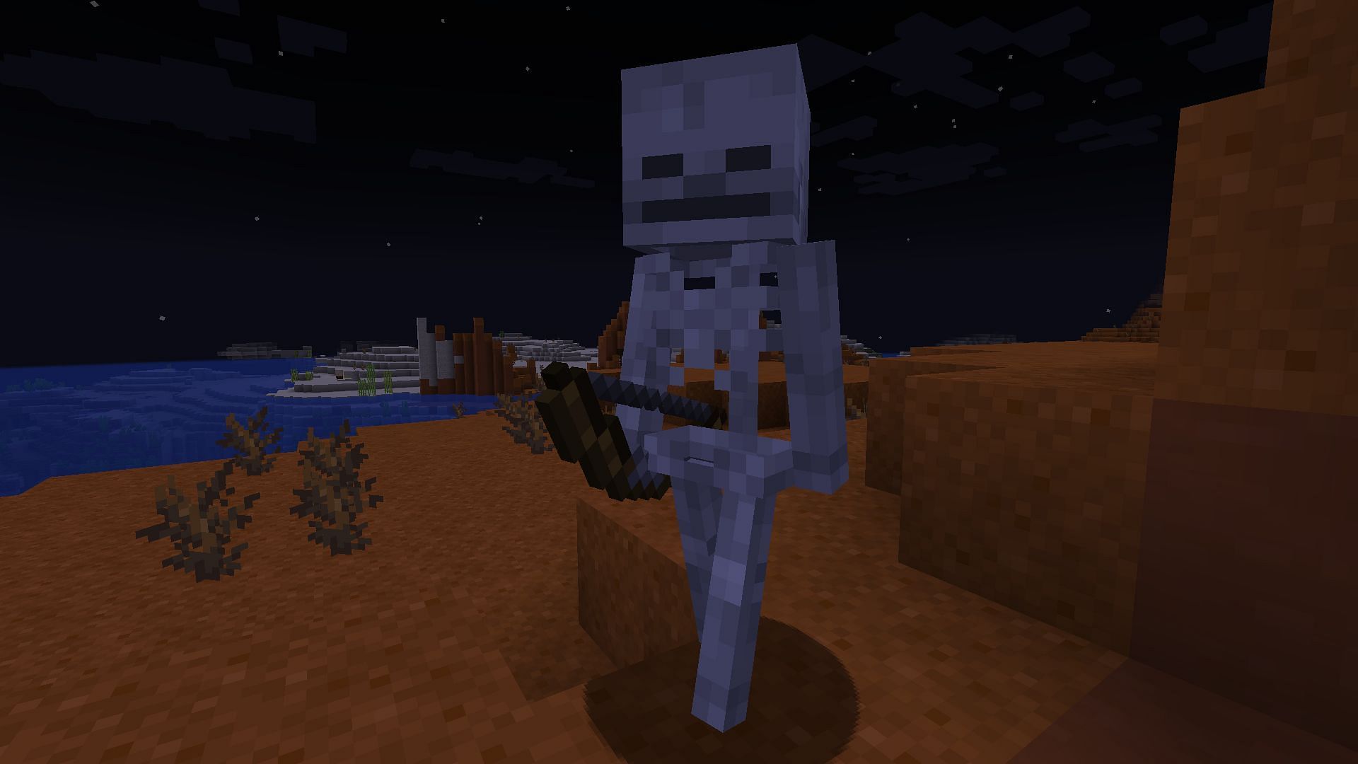 Skeletons are already a very deadly mob, so a baby skeleton would be lethal (Image via Mojang)