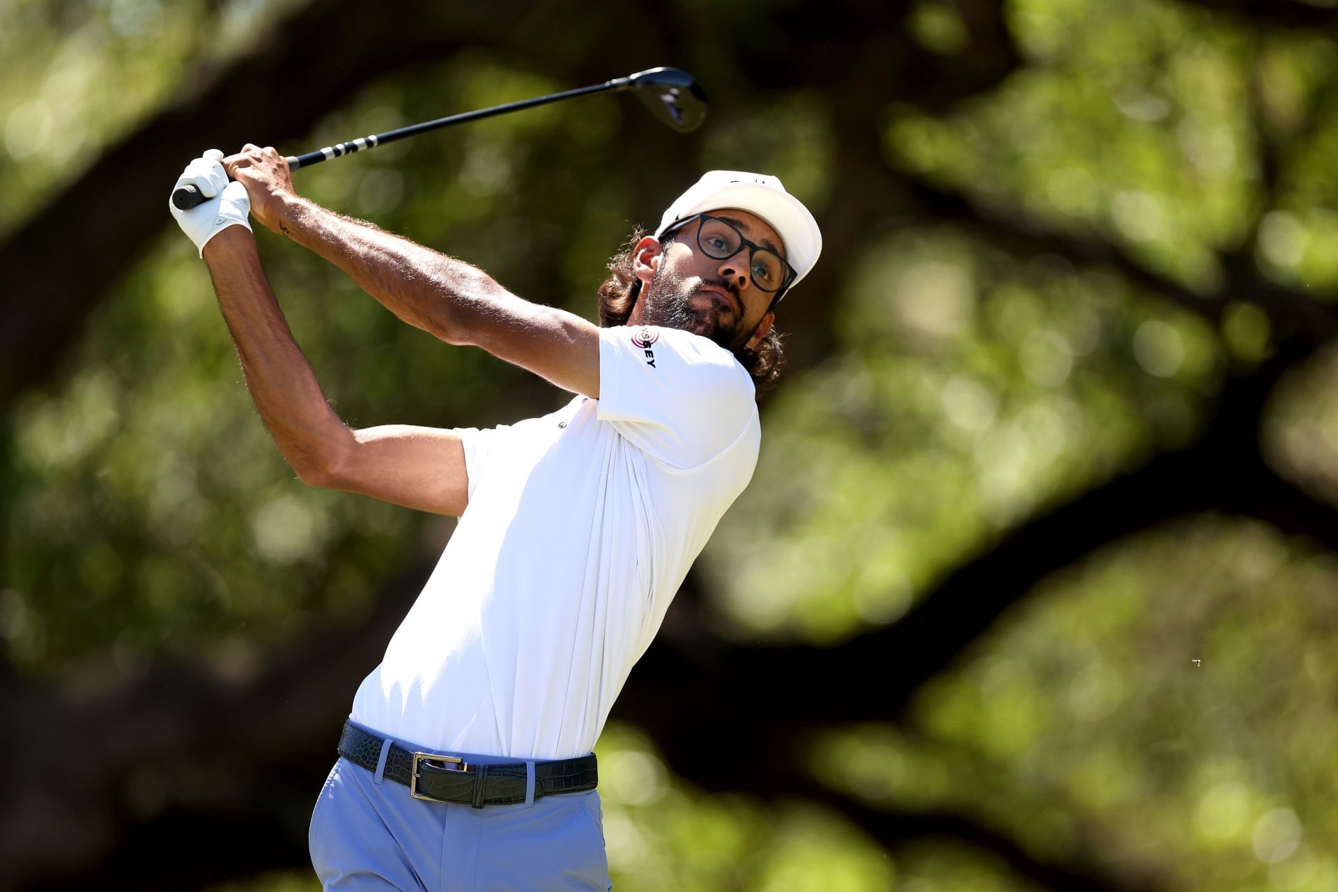 Akshay Bhatia at Valero Texas Open - Round One (Photo by Brennan Asplen/Getty Images)