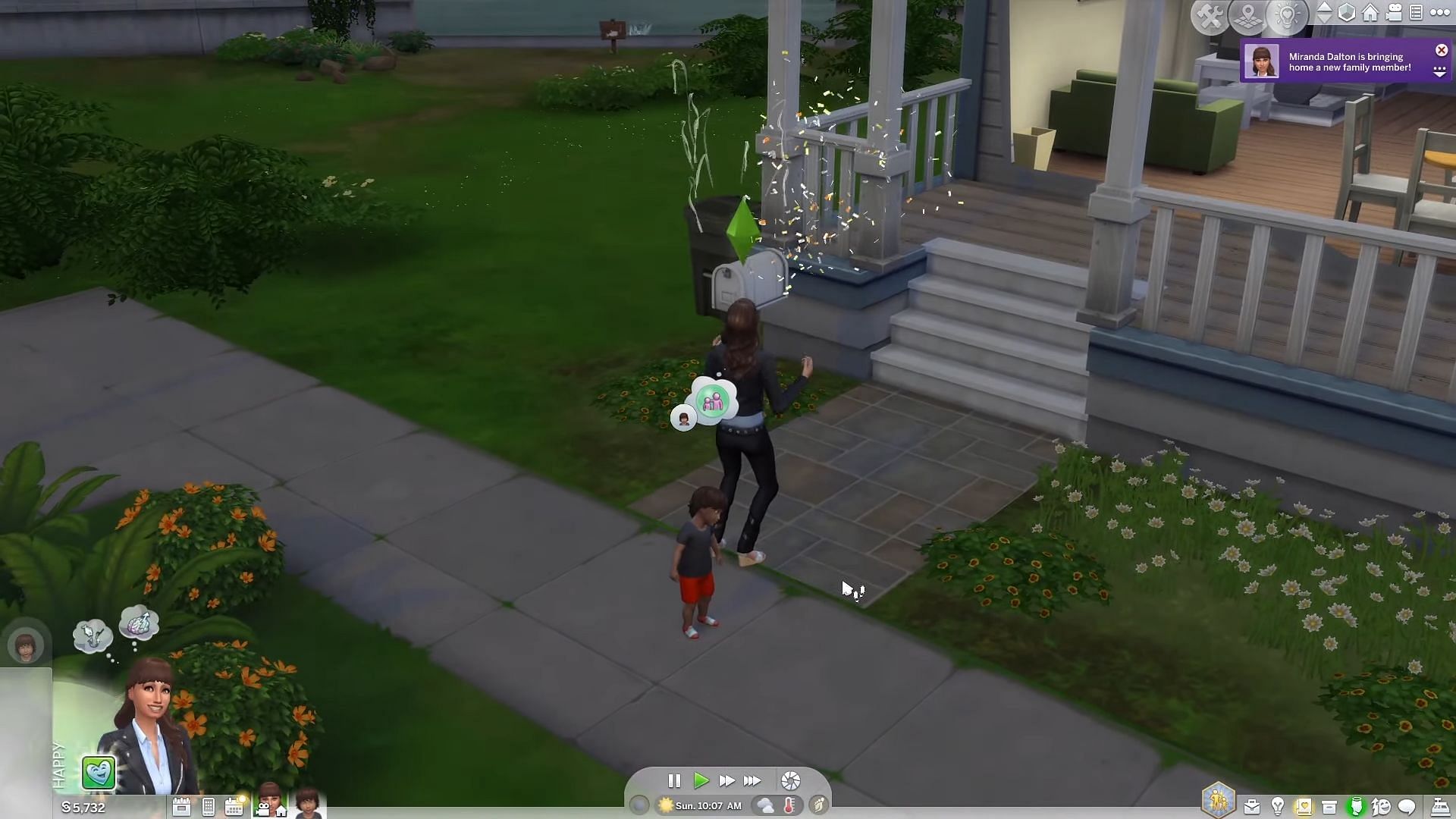 Adopting in The Sims 4 (Image via YouTube/How to Sims)