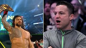 Angry Roman Reigns dares WWE fan to try to take his title belt from him after WrestleMania XL goes off-air