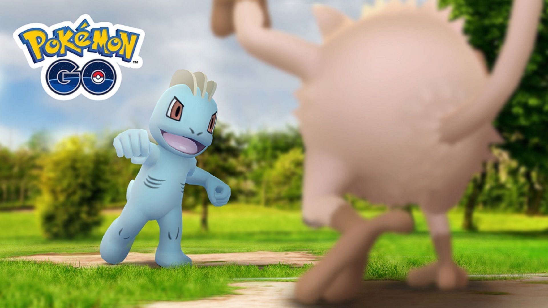 Machop evolves into one of Pokemon GO&#039;s better fighters in the meta (Image via Niantic)