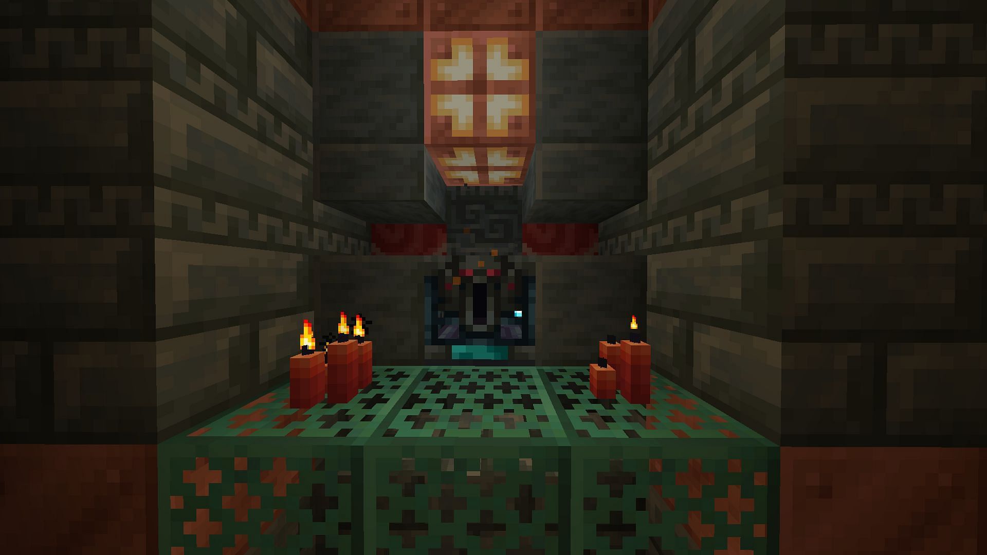 An ominous vault in Minecraft 1.21 (Image via Mojang)
