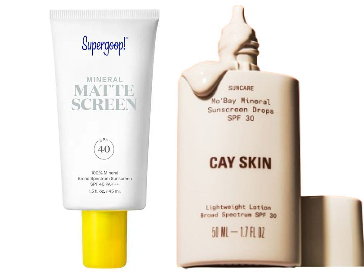 6 Best Zinc sports sunscreens for cricketers (Image Via Sephora.com and Cayskin Instagram)