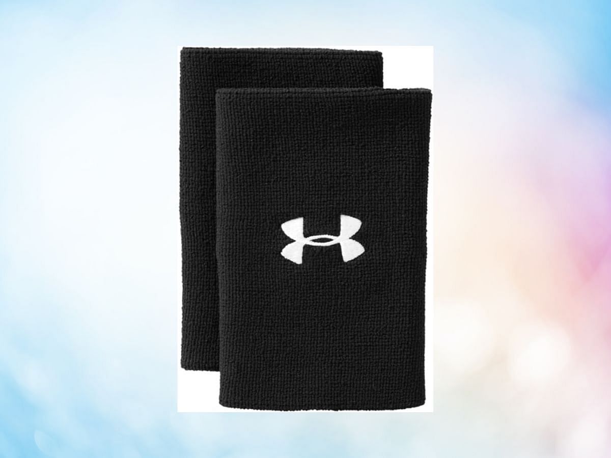 Under Armour Adult 6-inch Performance Wristband 2-Pack (Image via Amazon)