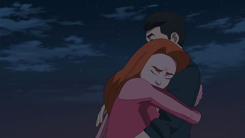 Eve and Mark, as seen in Invincible season 2 finale (Image via Amazon Prime Video)