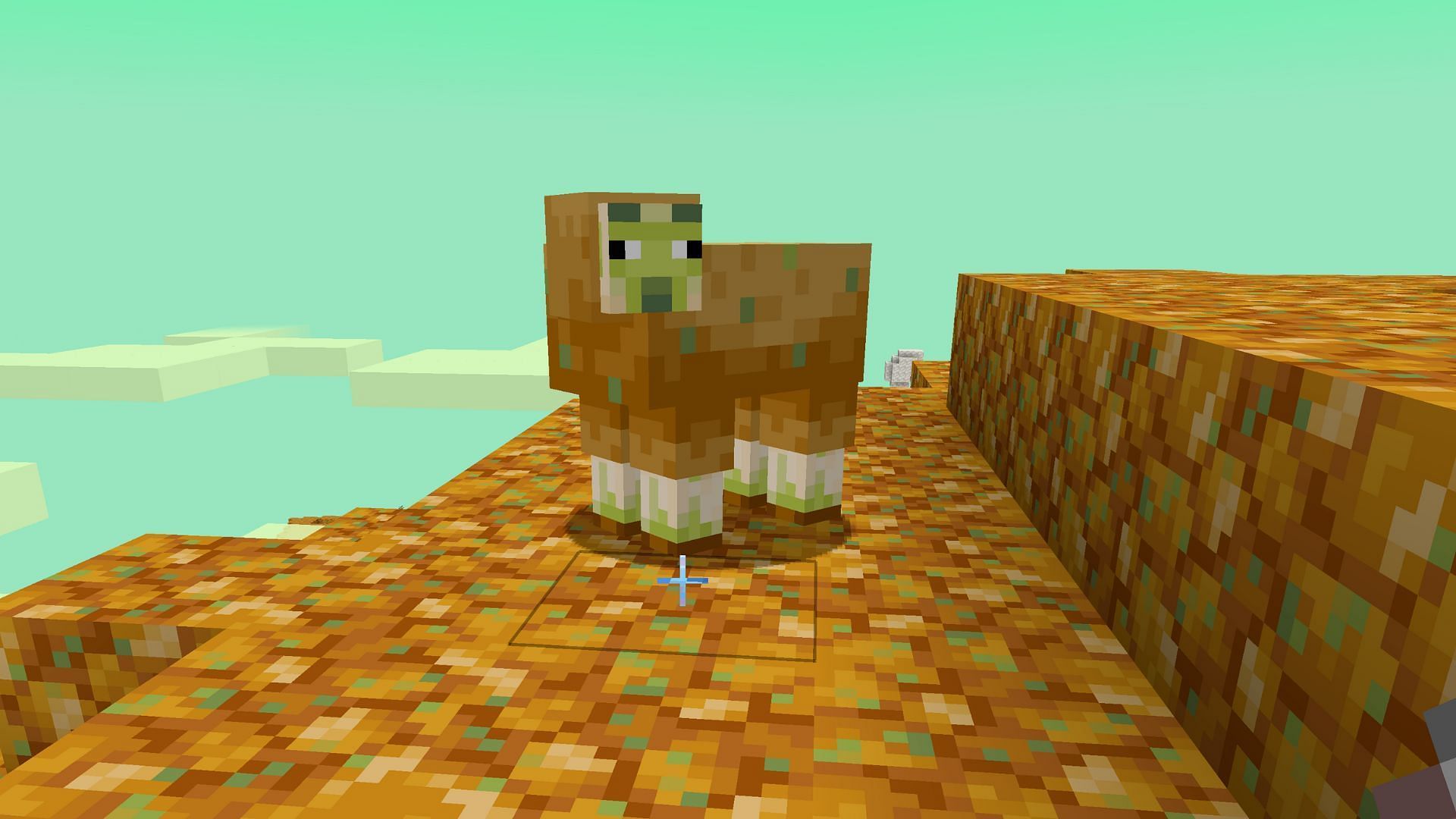 The sheep in Potato dimension (Image via Mojang Studios)