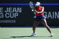 Trevisan at the Billie Jean King Cup Qualifier - USA v Belgium