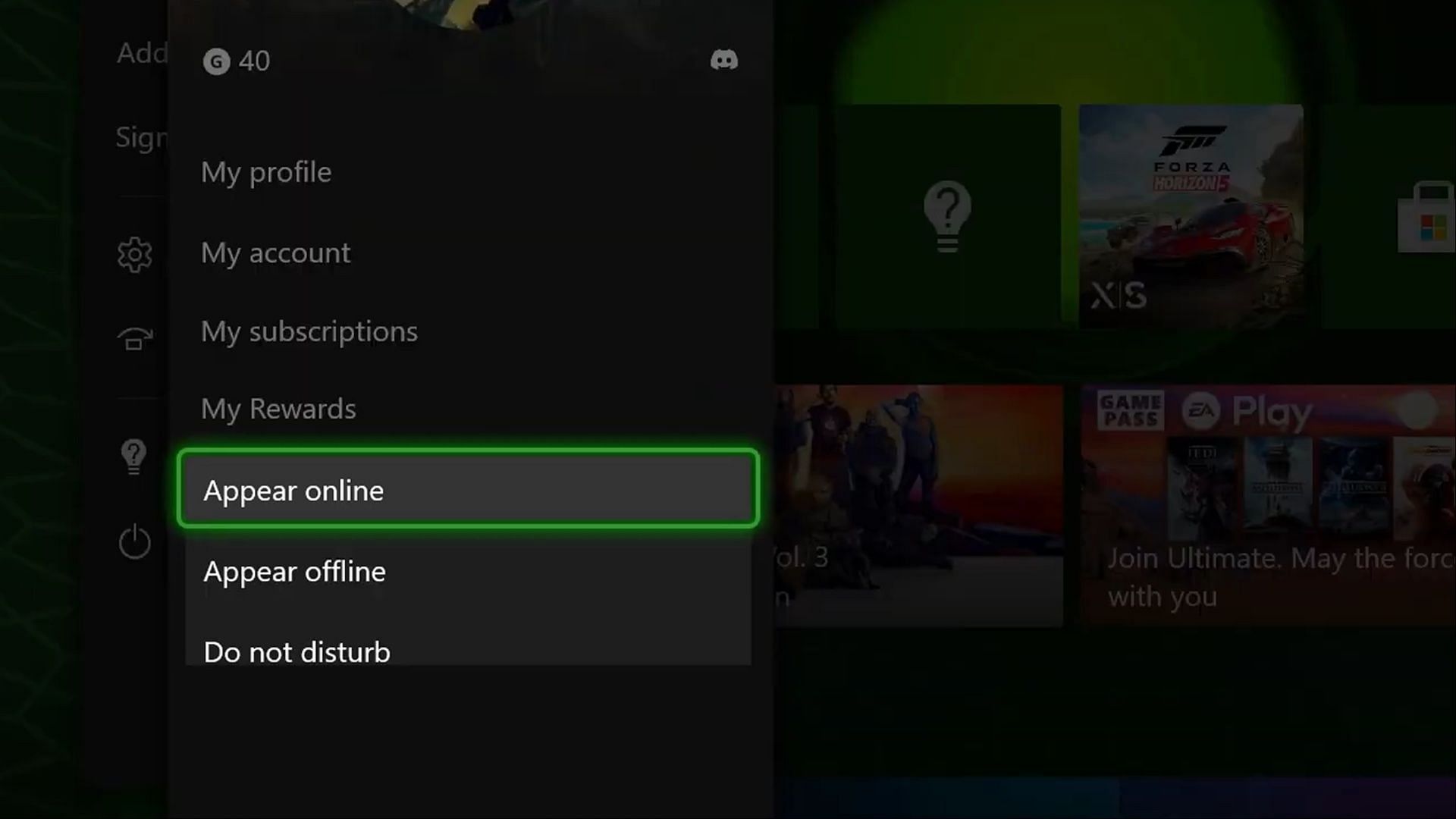 Offline option in Xbox (Image via Xbox || YouTube/Chad Reddings)