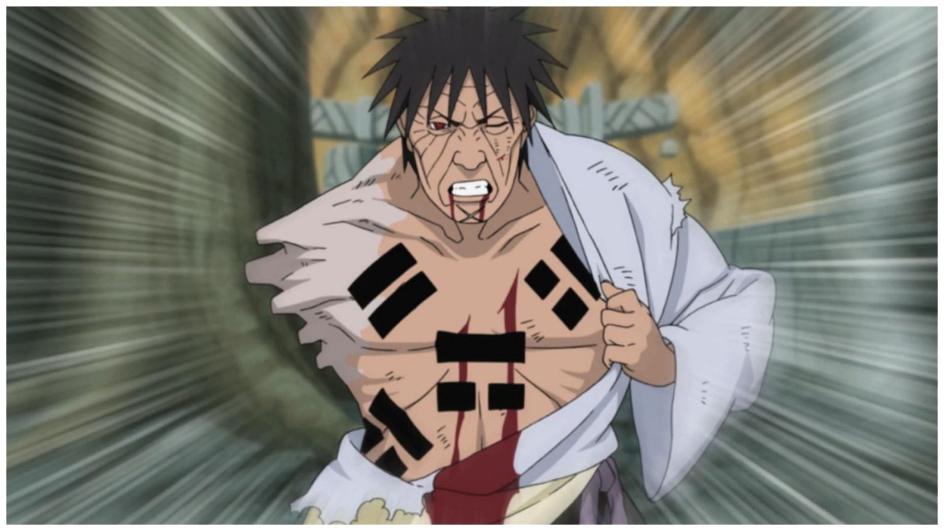 Danzo Shimura was the head of Root in the Naruto series. (Image via Studio Pierrot)