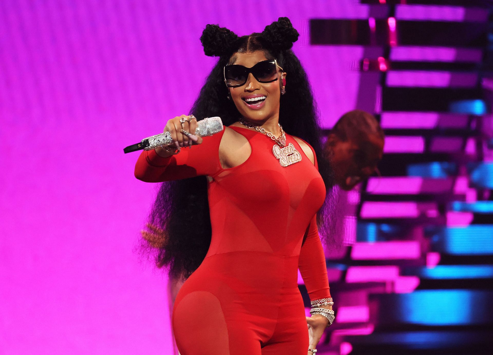 Nicki at the 2023 MTV Video Music Awards. (Photo by Dia Dipasupil/Getty Images)