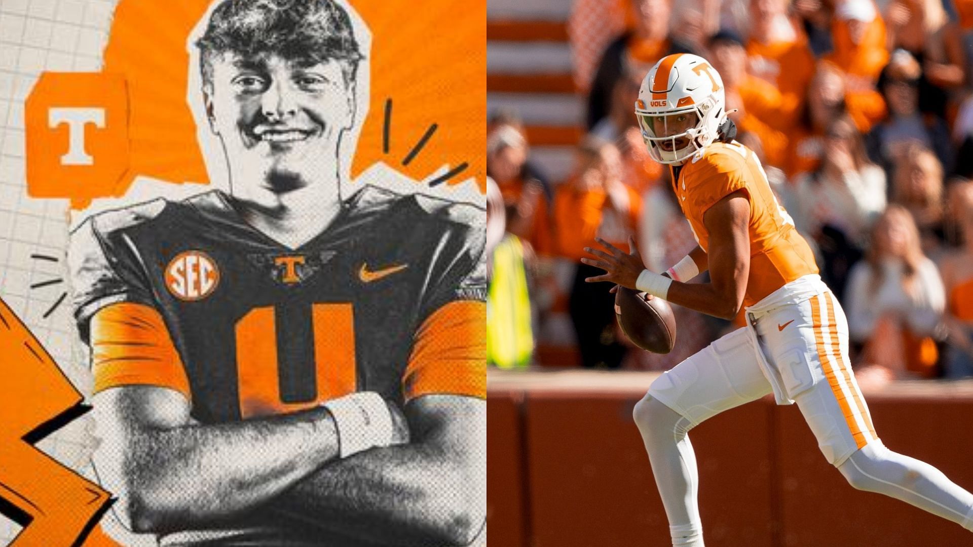 Who will be the starting QB for the Tennessee Volunteers?