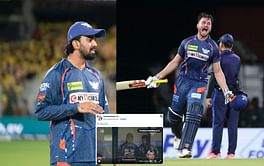 [Watch] LSG captain KL Rahul's aggressive celebration after 6-wicket victory in IPL 2024 clash against CSK at Chepauk Stadium