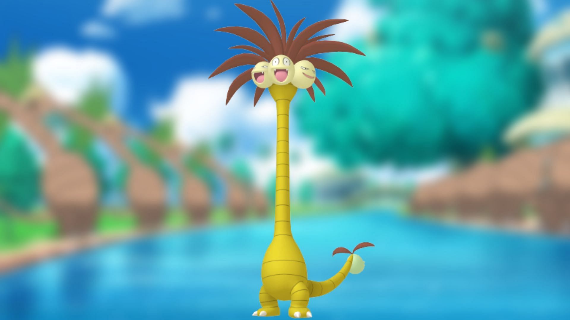 Shiny Alolan Exeggutor returns to raids during Sizeable Surprises (Image via The Pokemon Company)