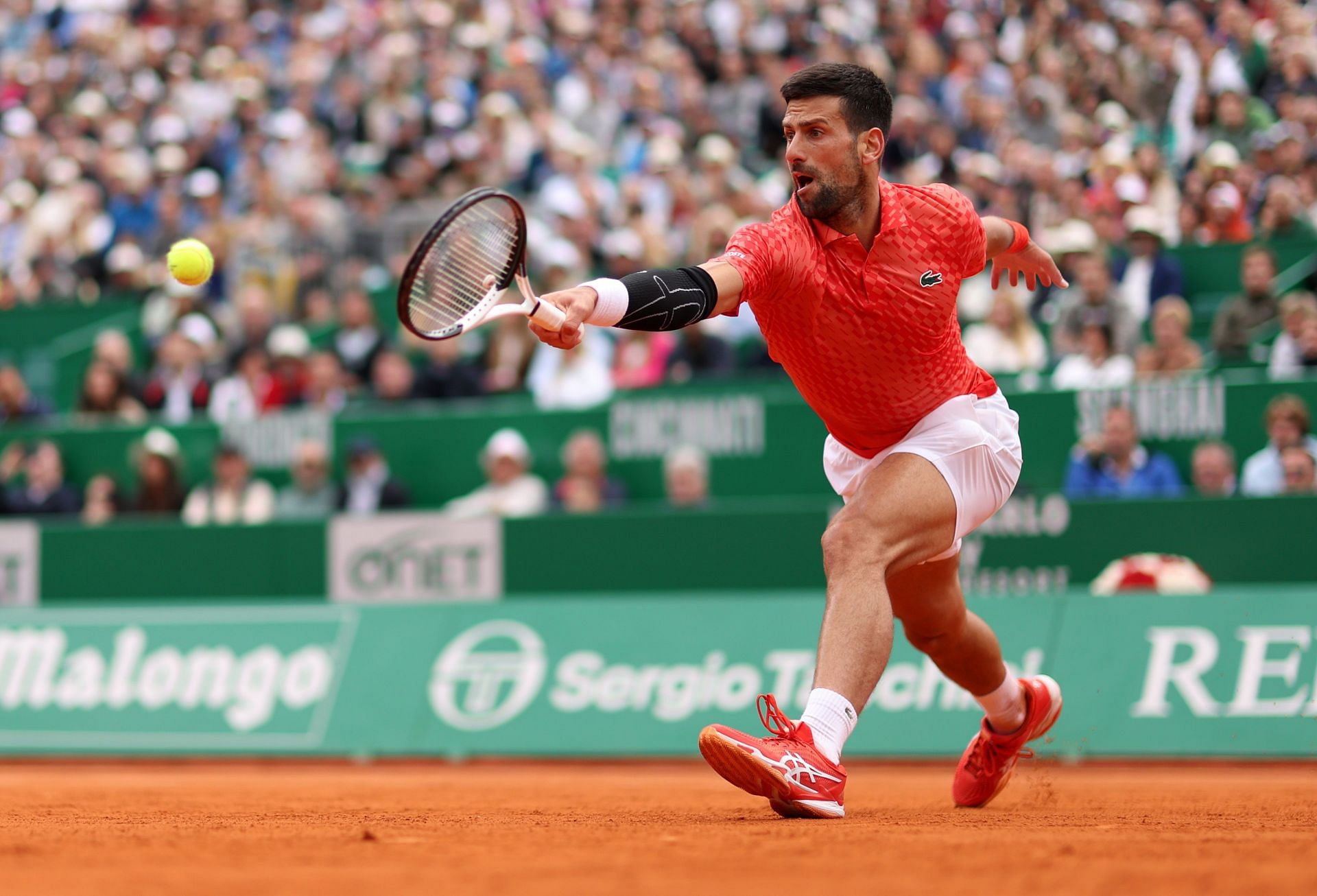 Novak Djokovic at the Monte-Carlo Masters.