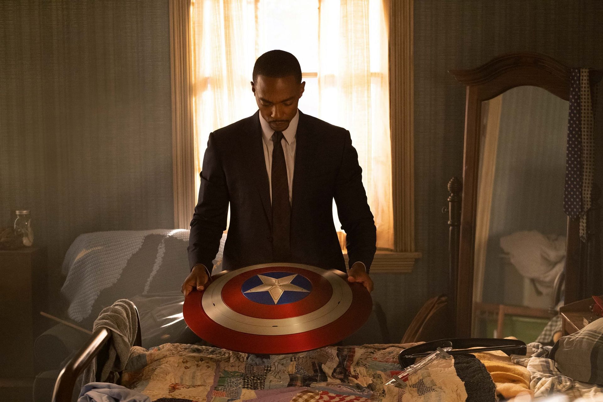 Anthony Mackie as Sam Wilson in &#039;The Falcon and the Winter Soldier&#039; (Image via Marvel)