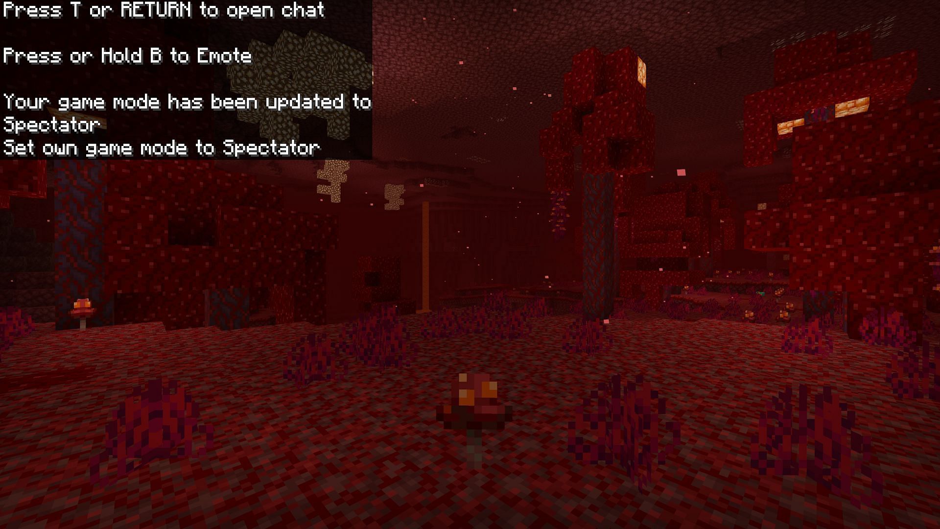 The resulting message after successfully using the game mode command (Image via Mojang Studios)