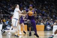 Like Angel Reese, Aneesah Morrow averaged a double-double last season to help LSU make an Elite Eight appearance in the NCAA Tournament.