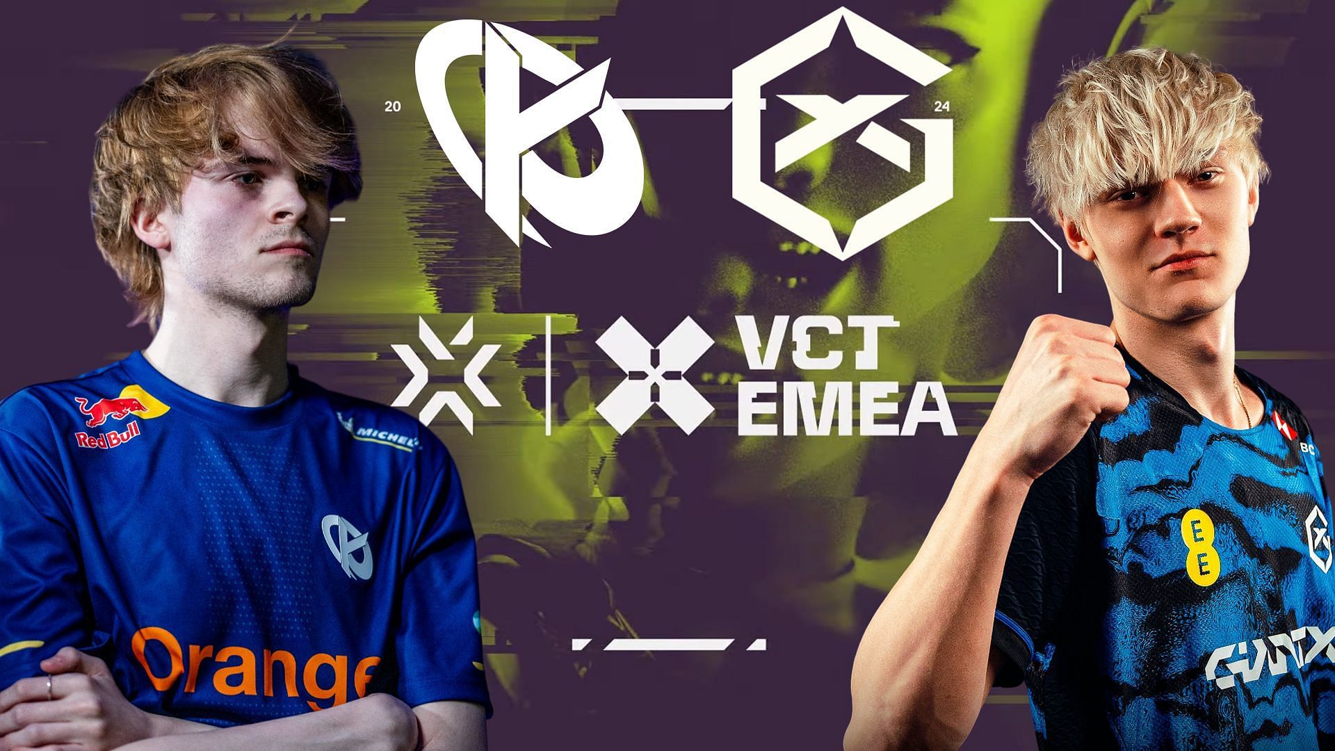 Karmine Corp vs GIANTX at VCT EMEA 2024 Stage 1 (Image via Riot Games, Karmine Corp and GIANTX)