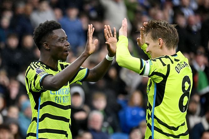 Brighton 0-3 Arsenal: 5 Hits and Flops as Havertz and Saka score in a convincing win for the Gunners | Premier League 2023-24