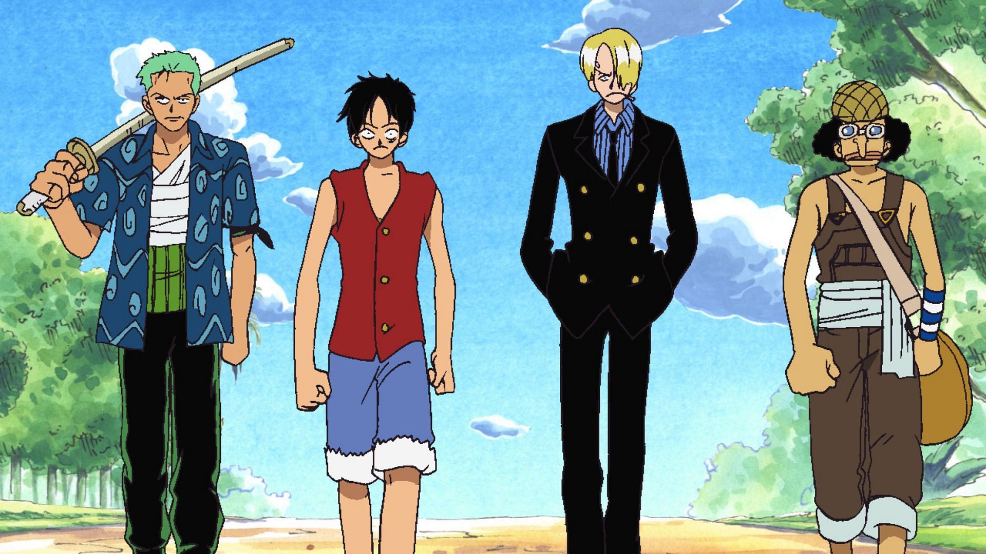 Zoro, Luffy, Sanji, and Usopp (Image via Toe Animation/X)