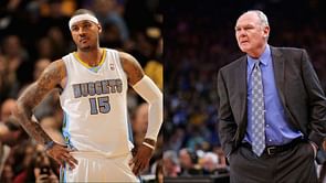 George Karl quashes beef with Carmelo Anthony in an unexpected move after labeling former Nuggets star 'overrated'