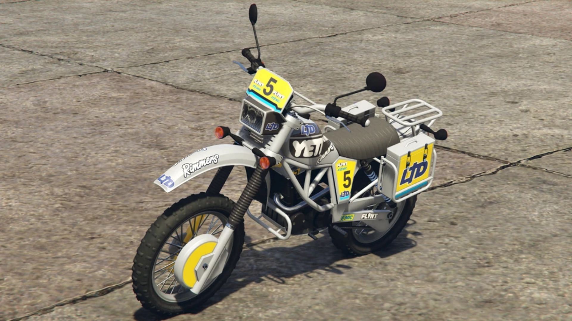 A customized Maibatsu Manchez Scout C in Grand Theft Auto 5 Online (Image via Rockstar Games || GTA Wiki)