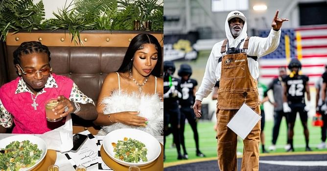"Reserved for Deiondra Sanders" - Coach Prime's daughter gets showered with love by BF Jacquees on special birthday