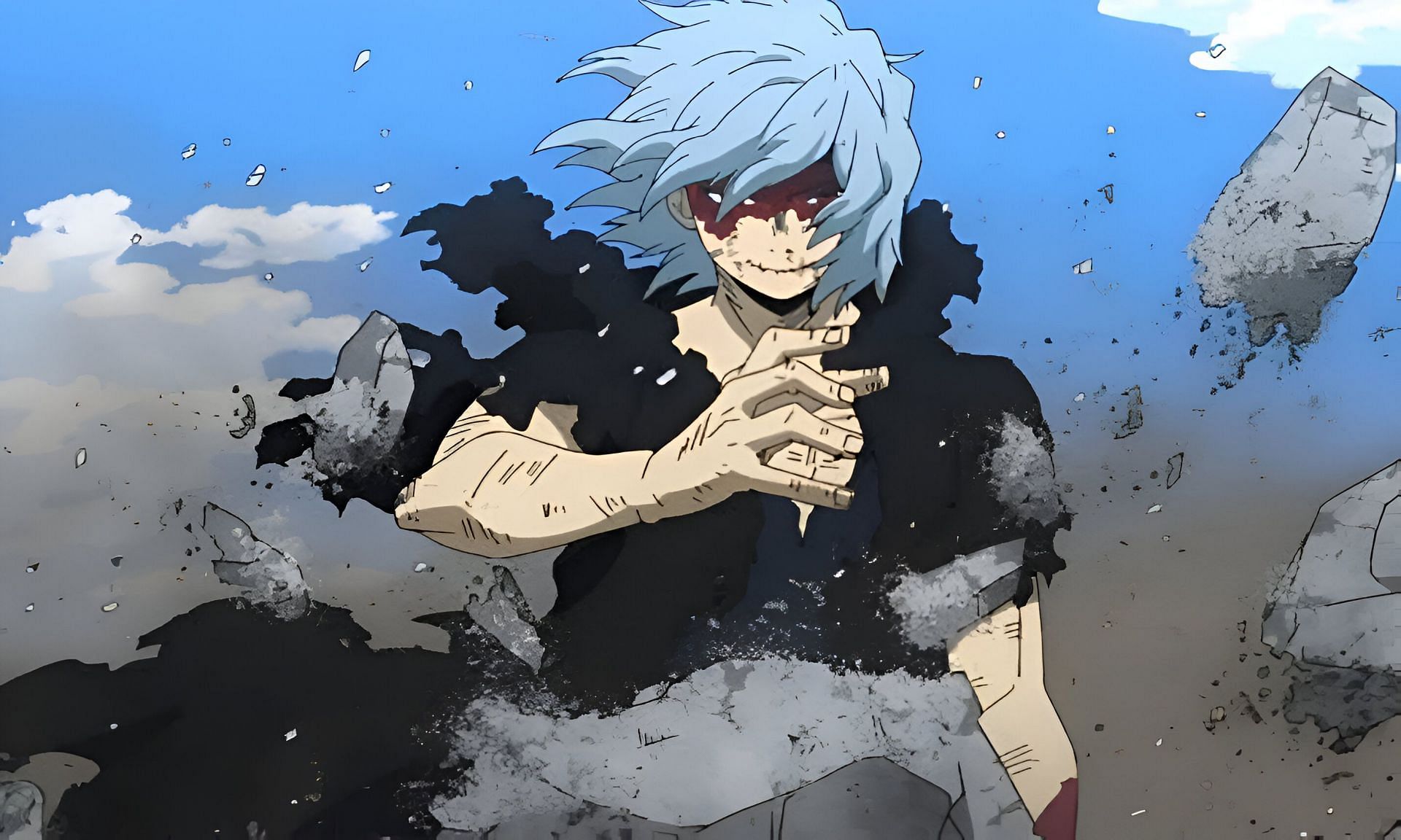 Shigaraki as seen in the anime (Image via Bones)