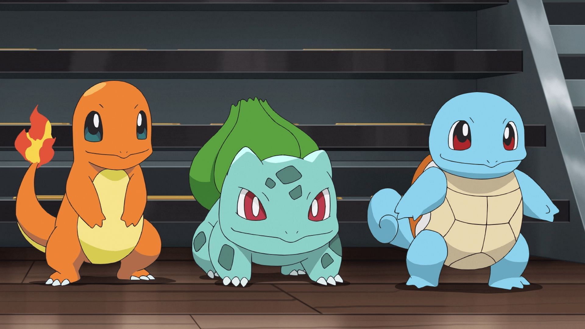 All three of Kanto&#039;s starters can be caught in Pokemon GO Rediscover Kanto (Image via The Pokemon Company)