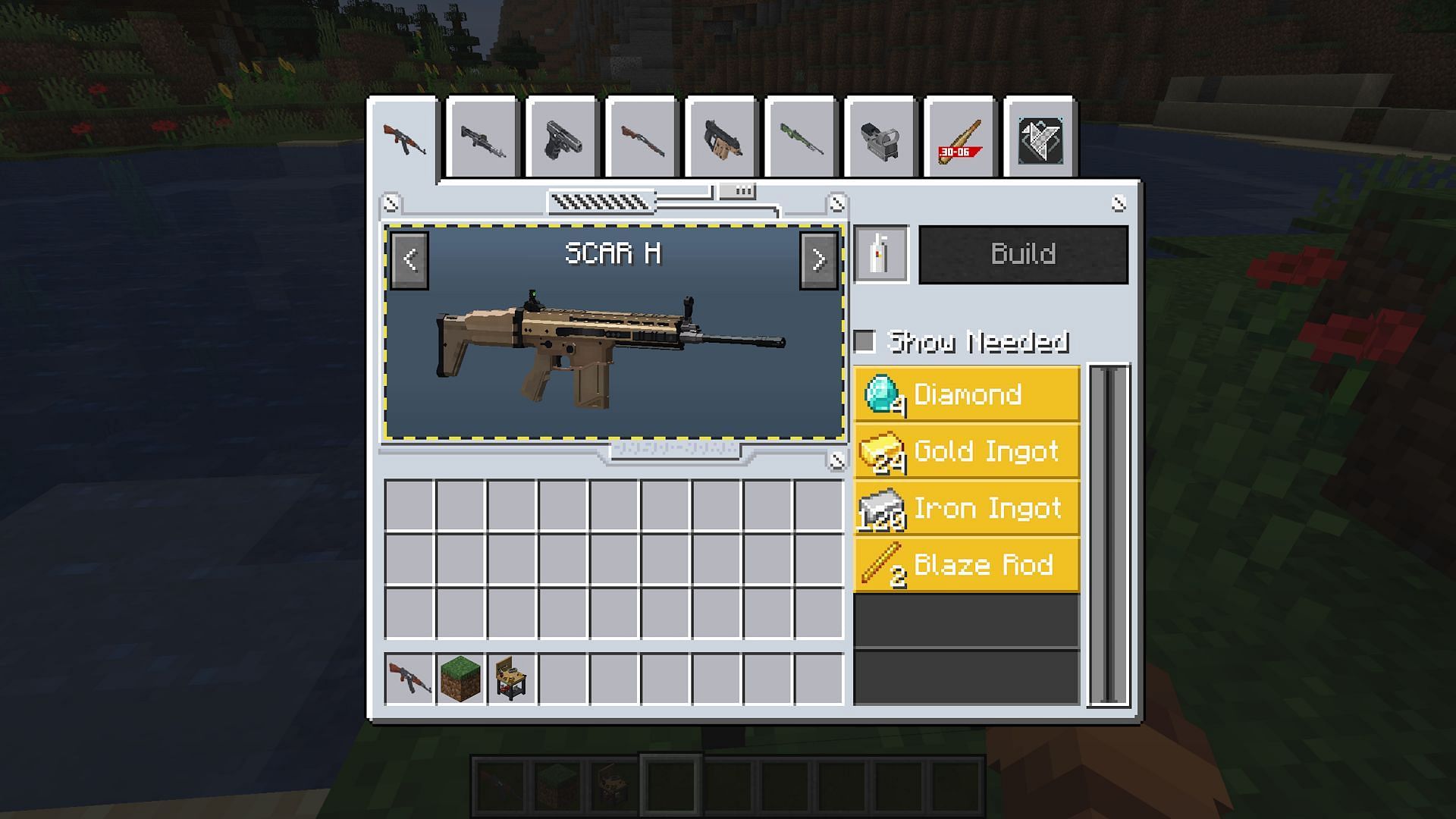 The workbench also makes seeing all of the different options a breeze (Image via Mojang)