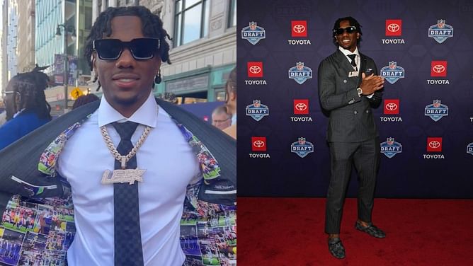WATCH: LSU star Malik Nabers shows off glamorous outfit while paying hearty tribute to alma mater ahead of 2024 NFL draft