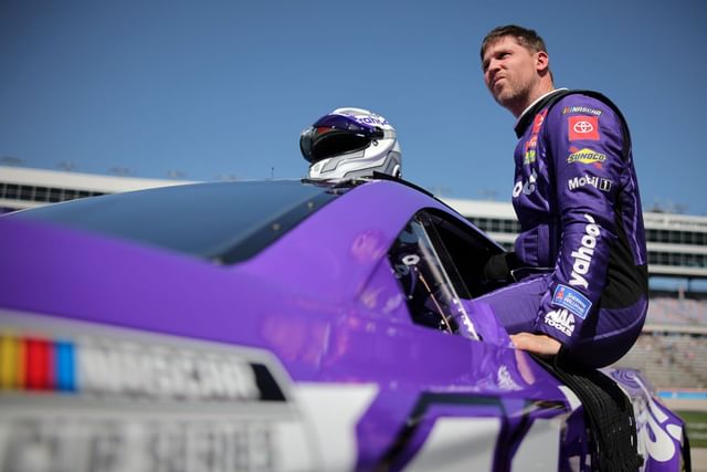 America loves that"; "Beautiful sight" - NASCAR fans react to Denny  Hamlin's spin while trying to overtake Chase Elliott at the Texas Cup race