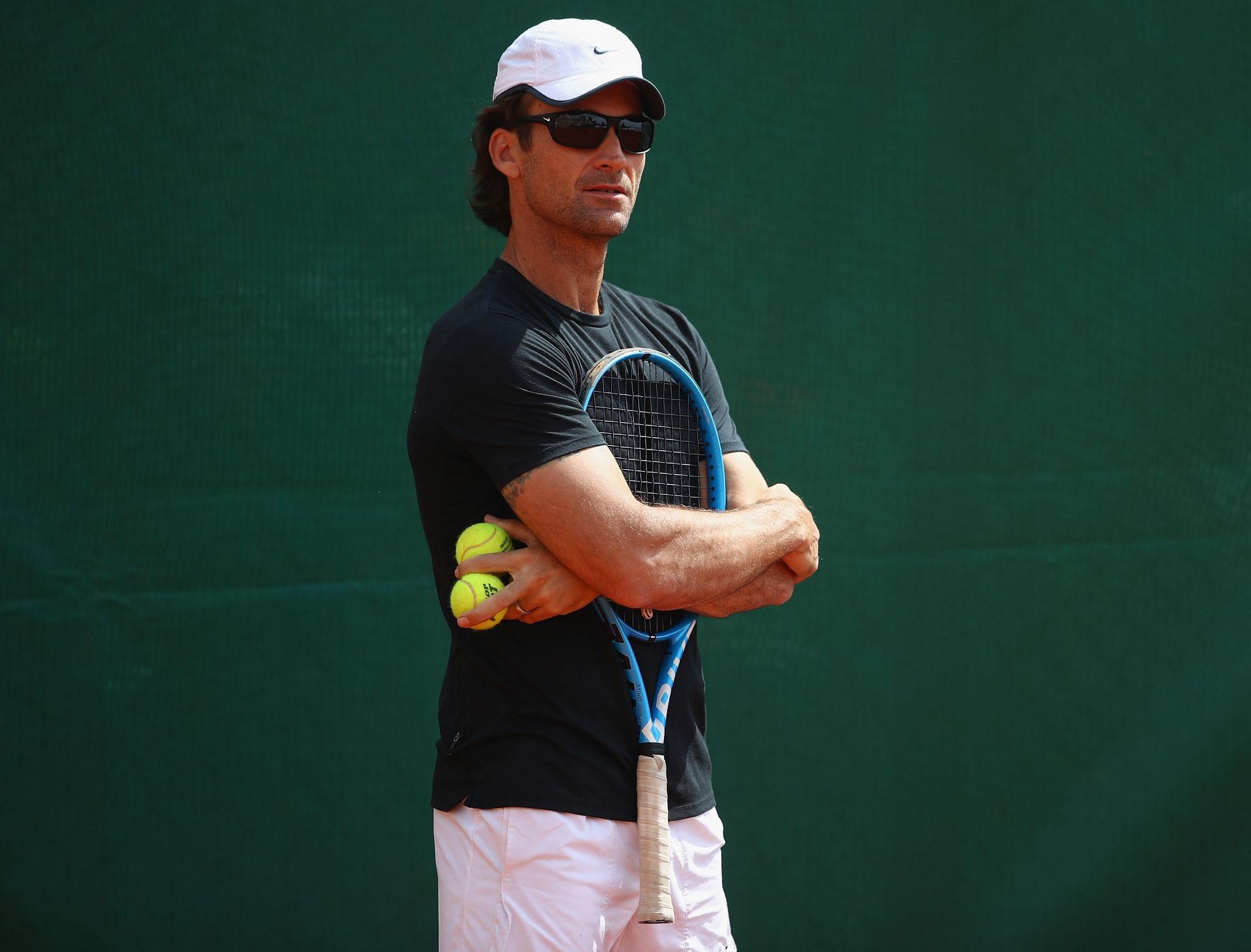 Carlos Moya at the 2018 Monte-Carlo Masters.