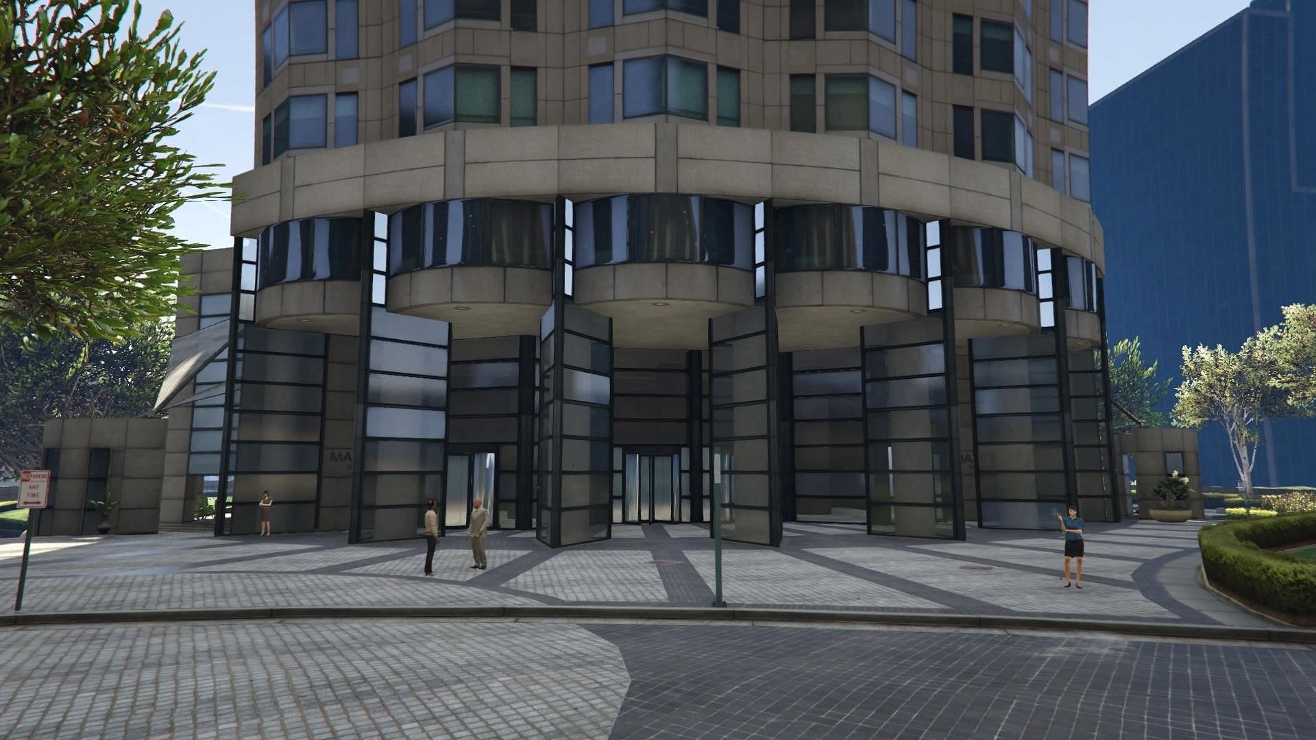 One of the many buildings in GTA 5 (Image via DocVinewood/GTA Wiki)