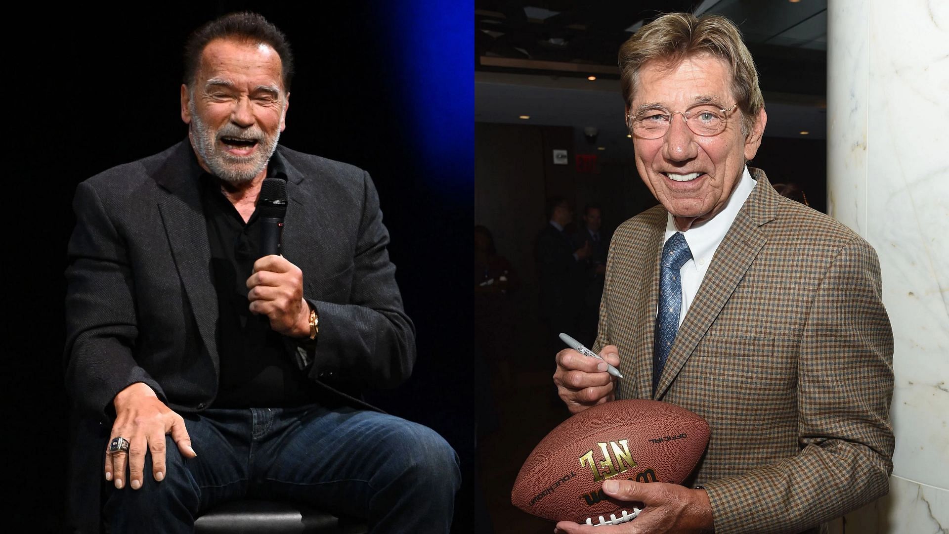 Arnold Schwarzenegger has a fun story to share about New York Jets legend Joe Namath
