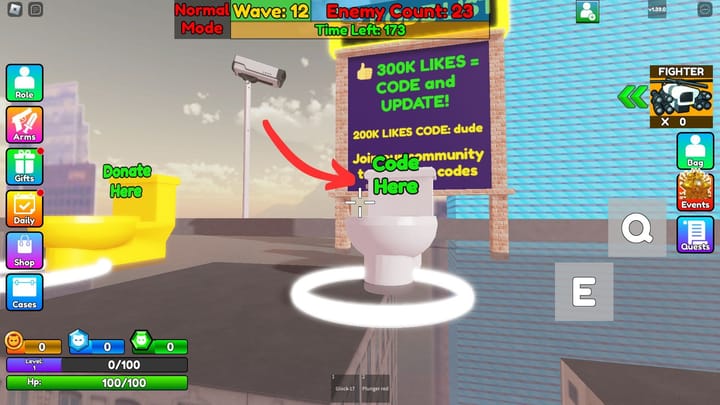 Bathroom Attack Codes