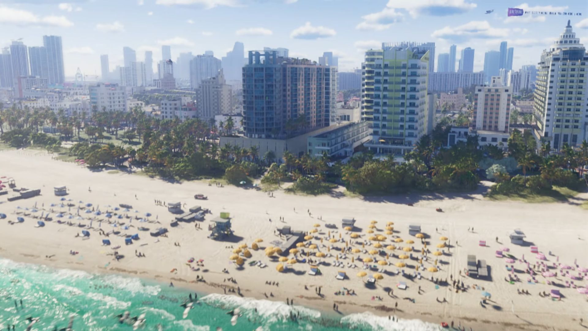 A shot of some buildings Vice City&#039;s buildings (Image via Rockstar Games)