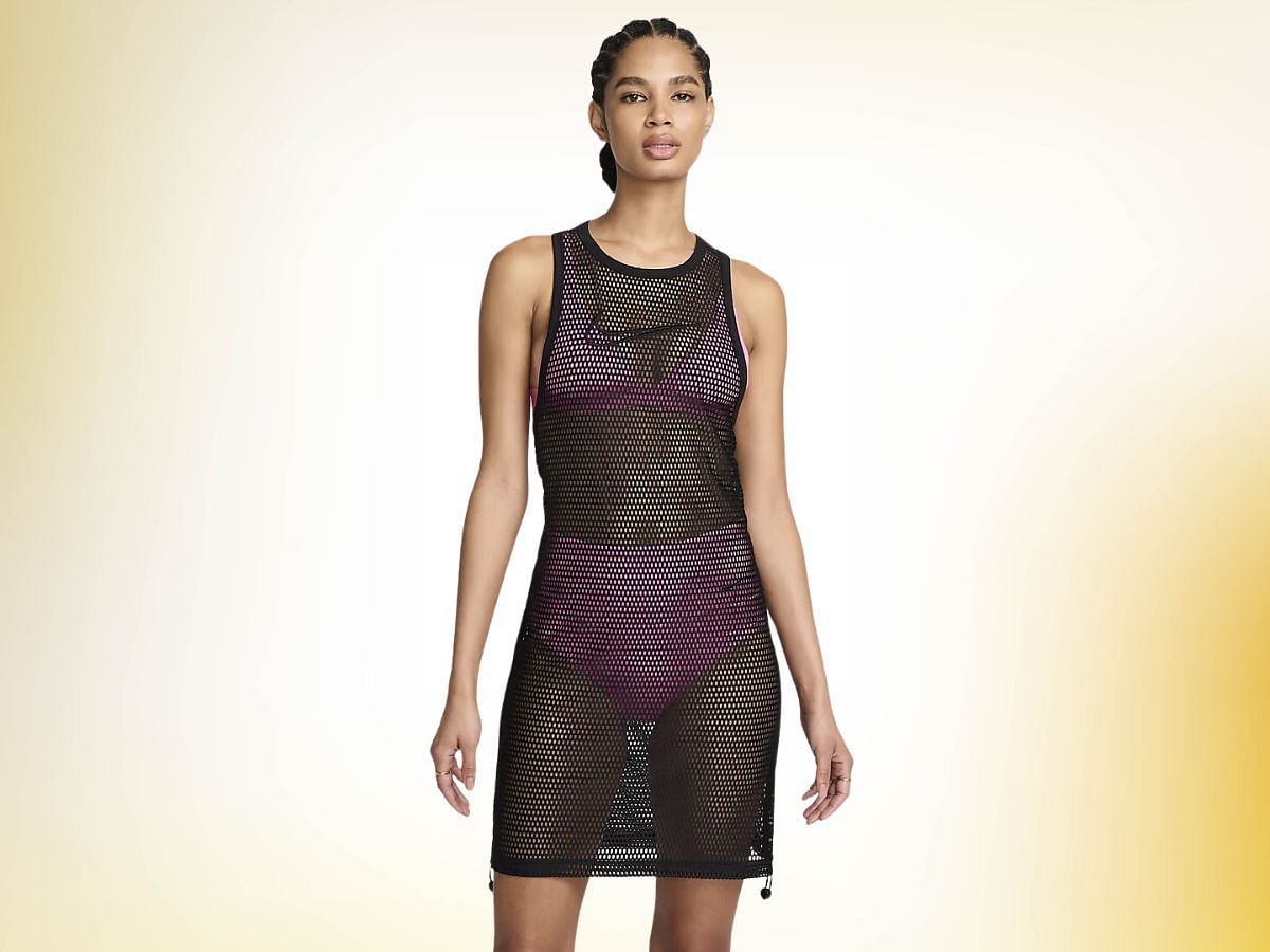 Women&#039;s Mesh Cover-Up Dress (Image via Nike)